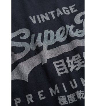 Superdry T-shirt Classic navy