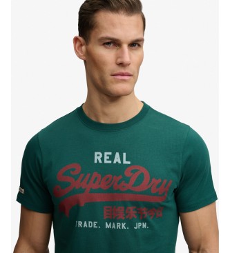 Superdry T-shirt verde classica