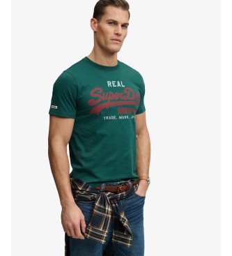 Superdry T-shirt verde classica