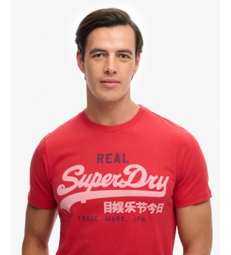 Superdry T-shirt rossa classica