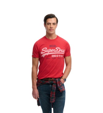 Superdry T-shirt rossa classica