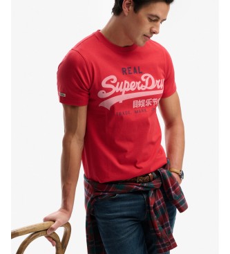 Superdry T-shirt rossa classica