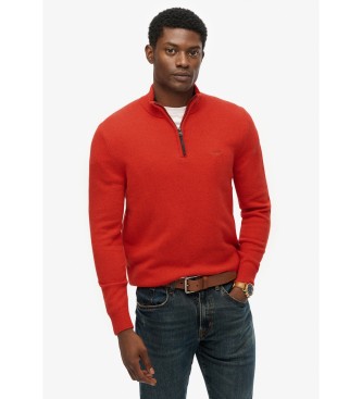 Superdry Pullover Wolle rot