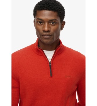 Superdry Pullover Wolle rot