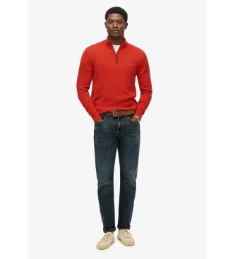 Superdry Pullover Wolle rot