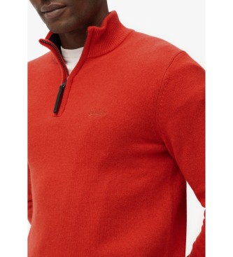 Superdry Pullover Wolle rot