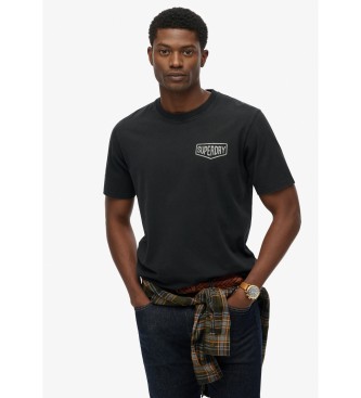 Superdry Work Tab Los T-shirt zwart