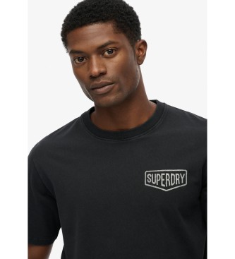 Superdry Work Tab Los T-shirt zwart