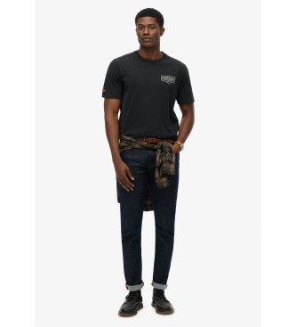 Superdry Work Tab Los T-shirt zwart