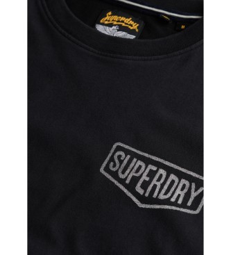 Superdry Work Tab Los T-shirt zwart