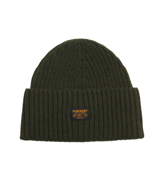 Superdry Gorro de punto Workwear verde