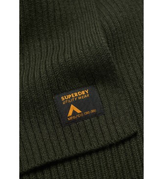 Superdry Cachecol de trabalho verde