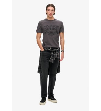 Superdry T-shirt graphique Workwear Script gris