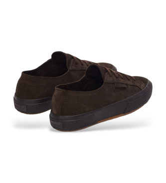 Superga Leder Turnschuhe 2750 Wildleder Flesh Out braun