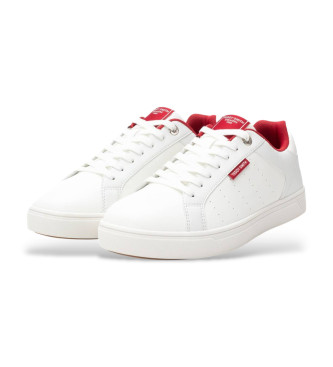 TEDDY SMITH Zapatillas bsicas blanco, rojo