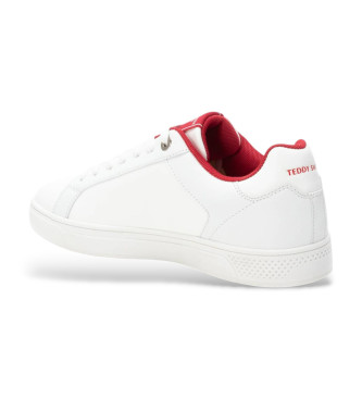 TEDDY SMITH Basic trainers white, red