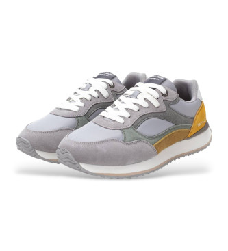 TEDDY SMITH Sneaker in camoscio grigio