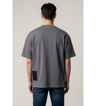 Ten c Graues Kurzarm-T-Shirt