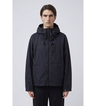 Ten c Wind Combo prozorna jakna mornarske barve