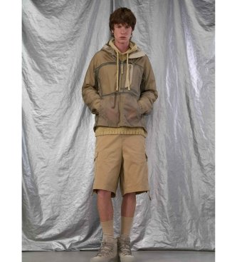 Ten c Prozorna jakna Wind Combo taupe