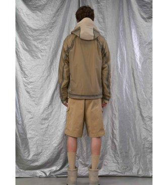 Ten c Prozorna jakna Wind Combo taupe