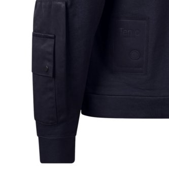 Ten c Pul�ver de l� azul-marinho