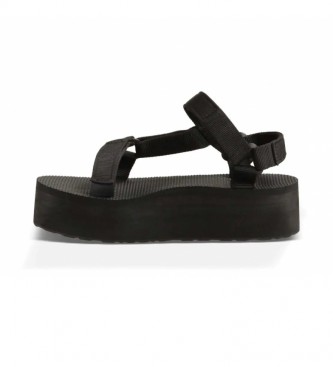 Teva Sandalen W Flatform Universal zwart -Voethoogte: 5,7 cm
