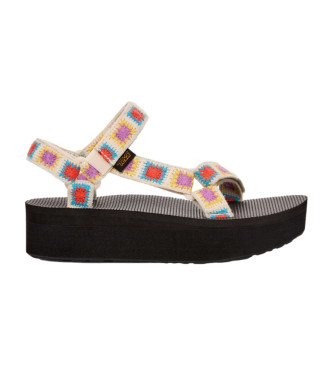 Teva Sandals W Universal Crochet multicolour -Platform height 4.5cm