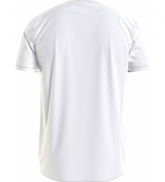 Tommy Hilfiger T-shirt con banda orizzontale e logo bianco