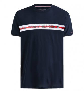 Tommy Hilfiger T-Shirt de manga curta com o logótipo da marinha CN