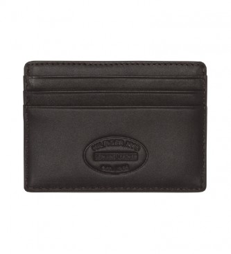 Tommy Hilfiger Eton CC Holder brown leather wallet -10x0,5x7cm