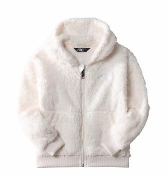 The North Face Soft Bear Hooded Coat white