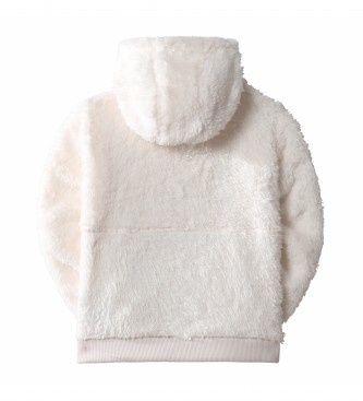 The North Face Soft Bear Hooded Coat white