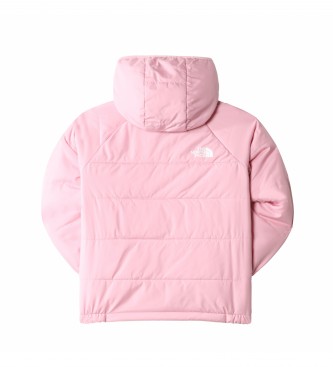 The North Face Kid Reversible Coat roze, wit