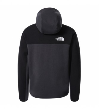 The North Face Slacker Hoodie with Zip, grey, black 