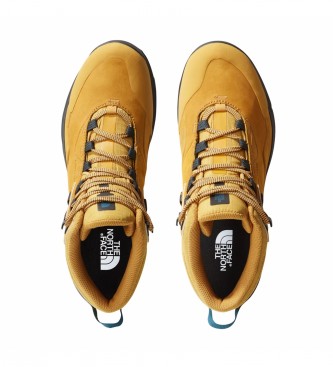 The North Face Leather boots Cragstone yellow