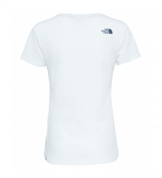 The North Face T-shirt Nunca pare de explorar o branco