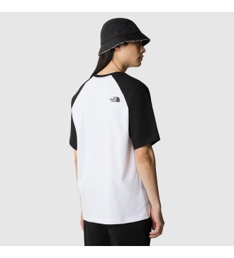 The North Face T-shirt raglan Easy white,black