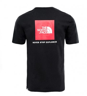 The North Face T-shirt en coton Redbox Tee noir