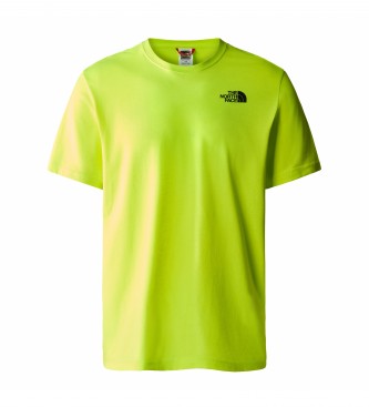 The North Face T-shirt Redbox jaune
