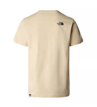 The North Face Eenvoudig koepel T-shirt beige
