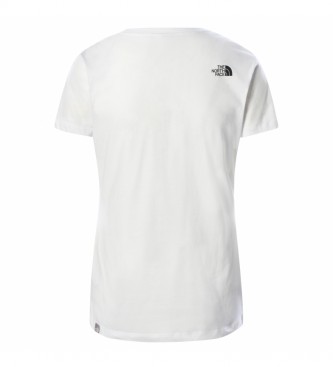 The North Face Camiseta Simple Dome Manga Corta blanco