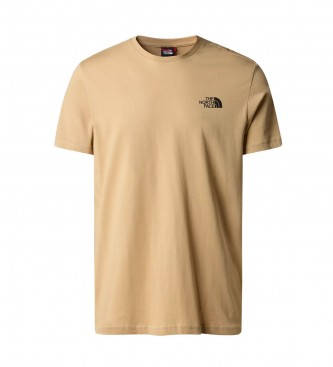 The North Face T-shirt com cúpula simples castanha
