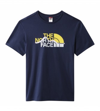 The North Face T-shirt S/S Mountain Line Navy
