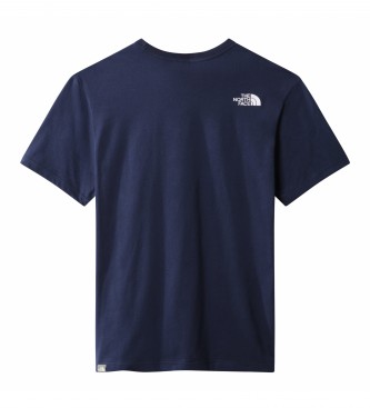 The North Face T-shirt blu navy P/E Mountain Line