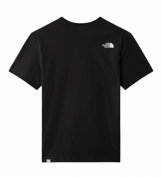 The North Face T-shirt S/S Mountain Line noir