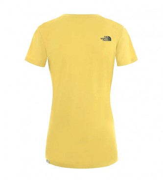 The North Face Camiseta W Easy amarillo