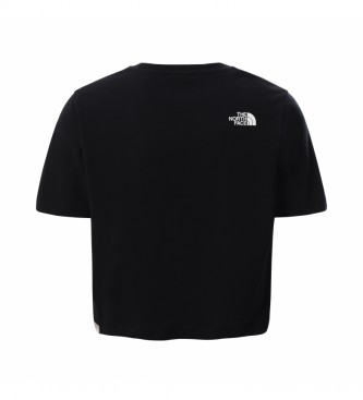 The North Face T-shirt nera da bambina Easy Cropped