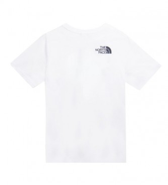 The North Face Easy Relaxed Tee blanc, bleu