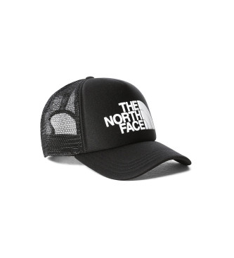 The North Face Gorra de camionero con logotipo negro